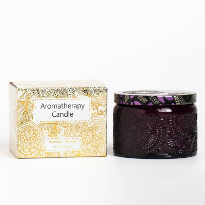 Свеча ароматическая в банке "SAN BLACK FRUITS", 5х7 см, ежевика  7999243