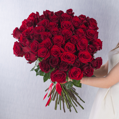 Букет из 51 Красной розы 60 см 7298